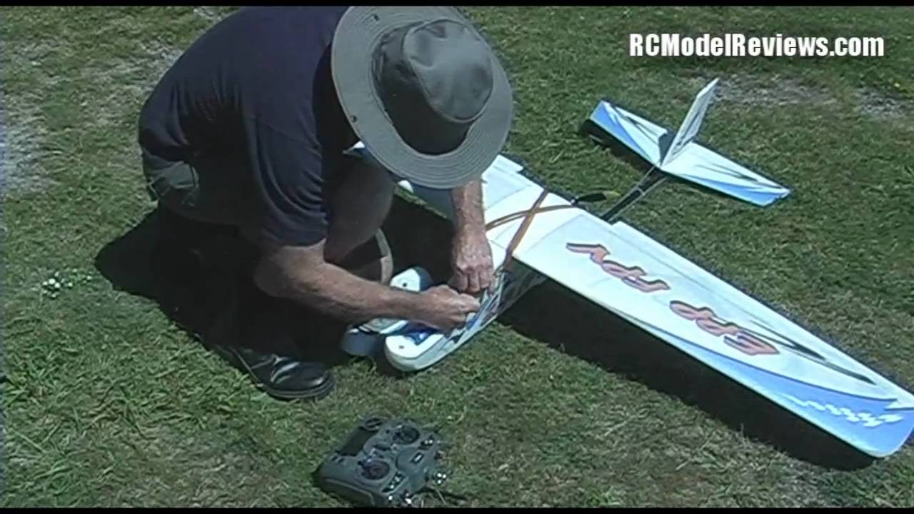 HobbyKing EPP FPV RC model plane, part 3 - the test flight