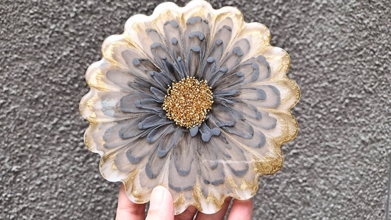 Beginner-Friendly 3D Resin Bloom | Simple Technique, Gorgeous Results!