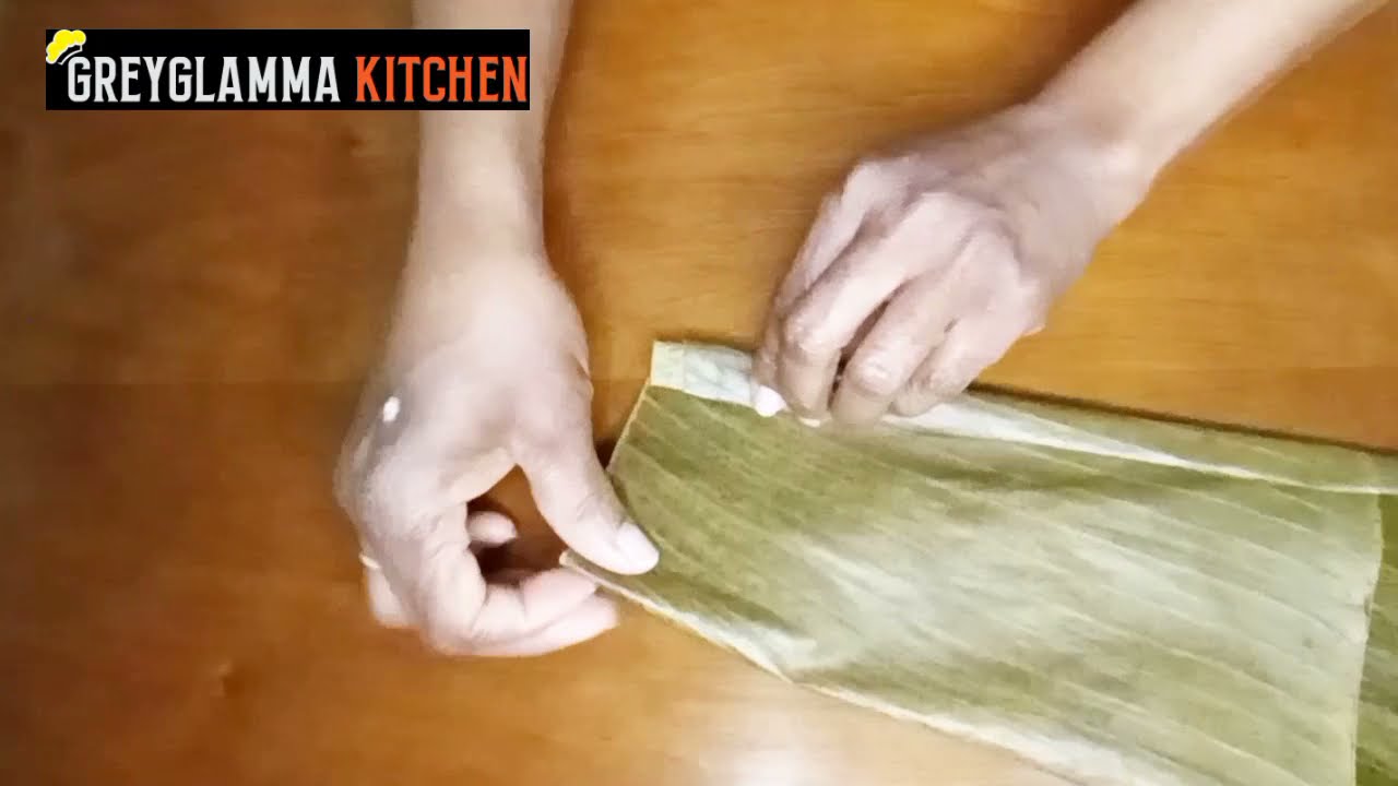 HOW TO FOLD BANANA/PLAINTAIN LEAVES// BANANA LEAVES  FOR COOKING
