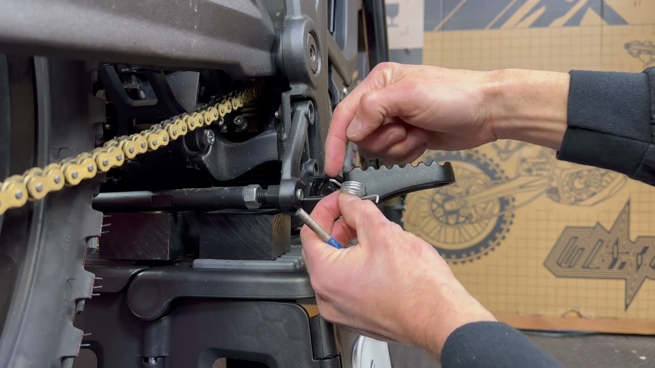 Talaria/SurRon Foot Peg Install