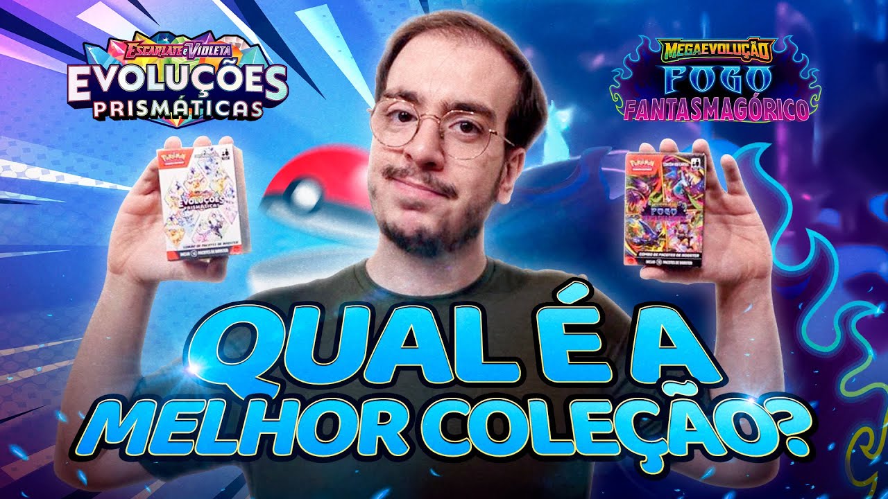 Comparei Evoluções Prismáticas & Fogo Fantasmagórico – Qual Coleção Vale Mais a Pena?