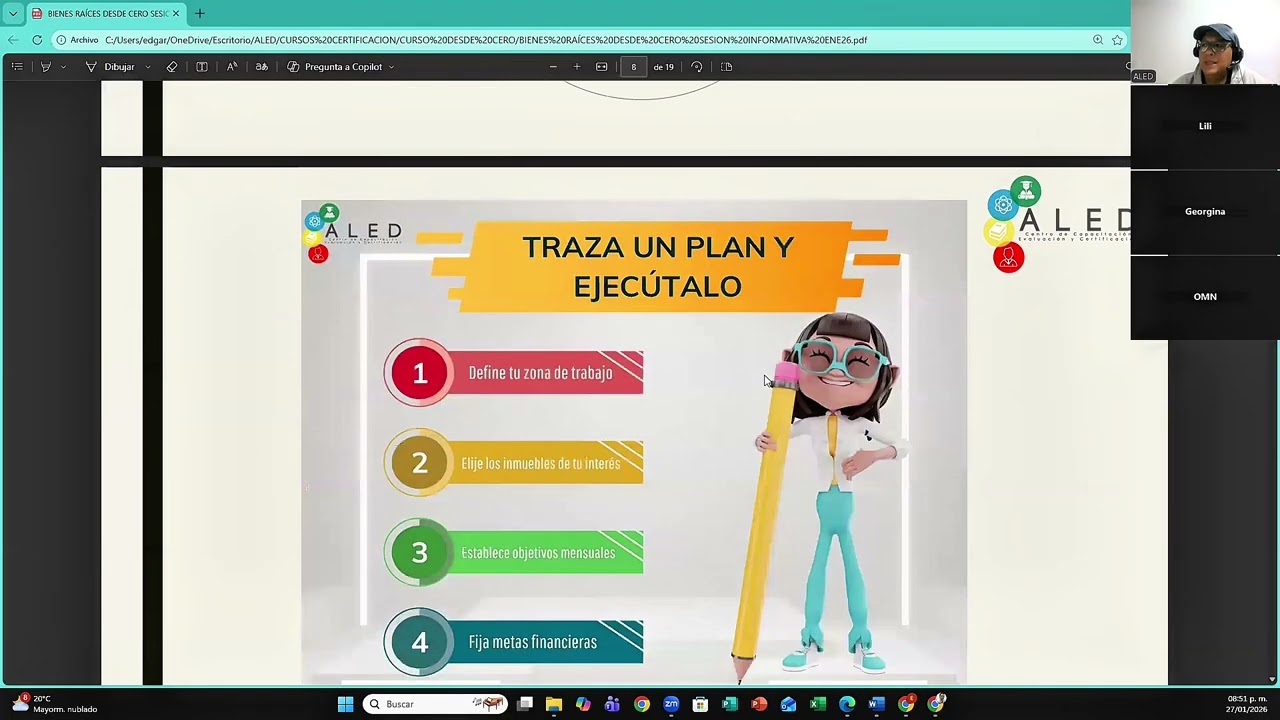 Sesión Informativa: Bienes Raíces desde Cero