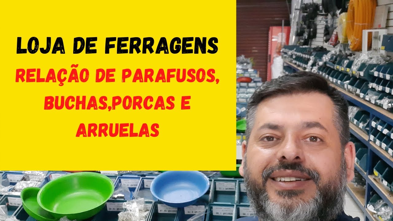 LISTA DE PARAFUSOS E AFINS PARA LOJ DE FERRAGENS | MIXMACRO FERRAGENS