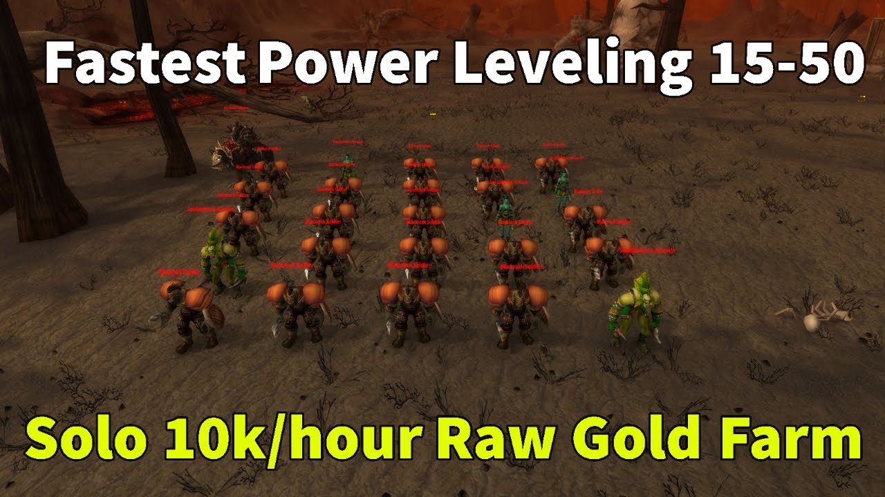 Fastest Power Leveling Method + Best Raw Gold Farm