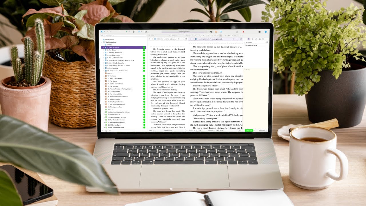 Почему вам следует писать все в Scrivener