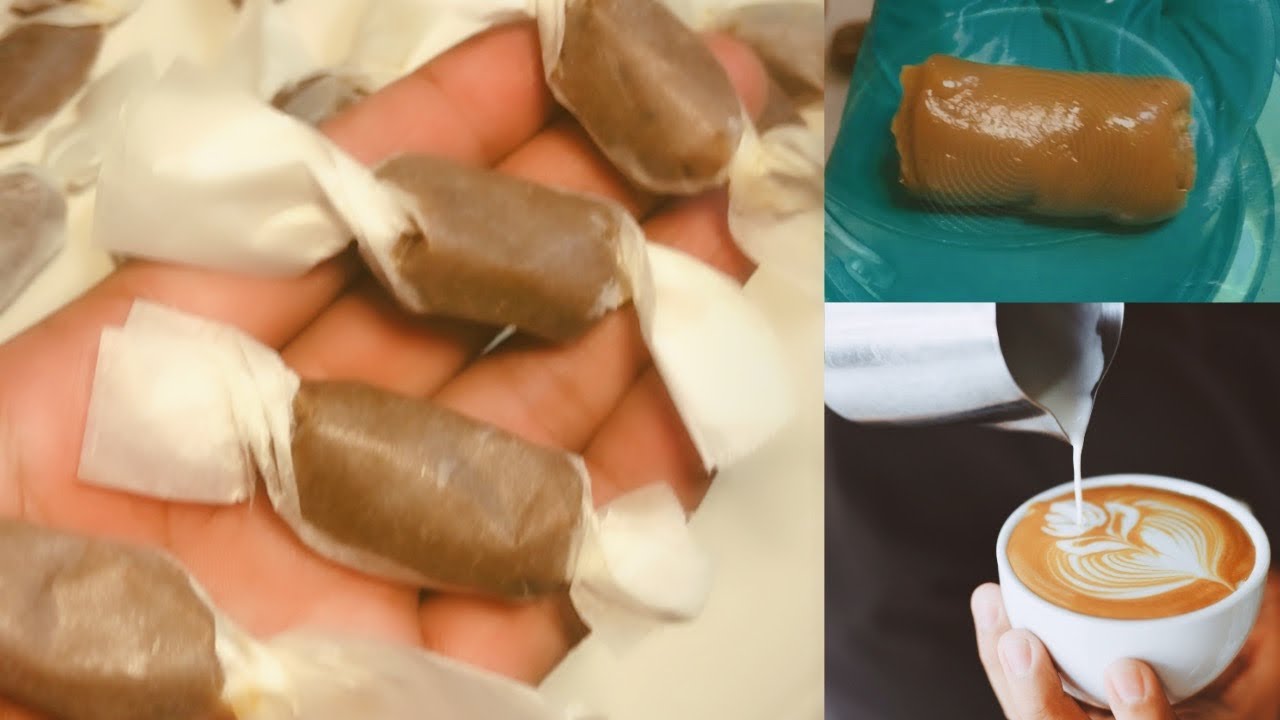 Caramelos de CAFÉ con LECHE 3 Ingredientes