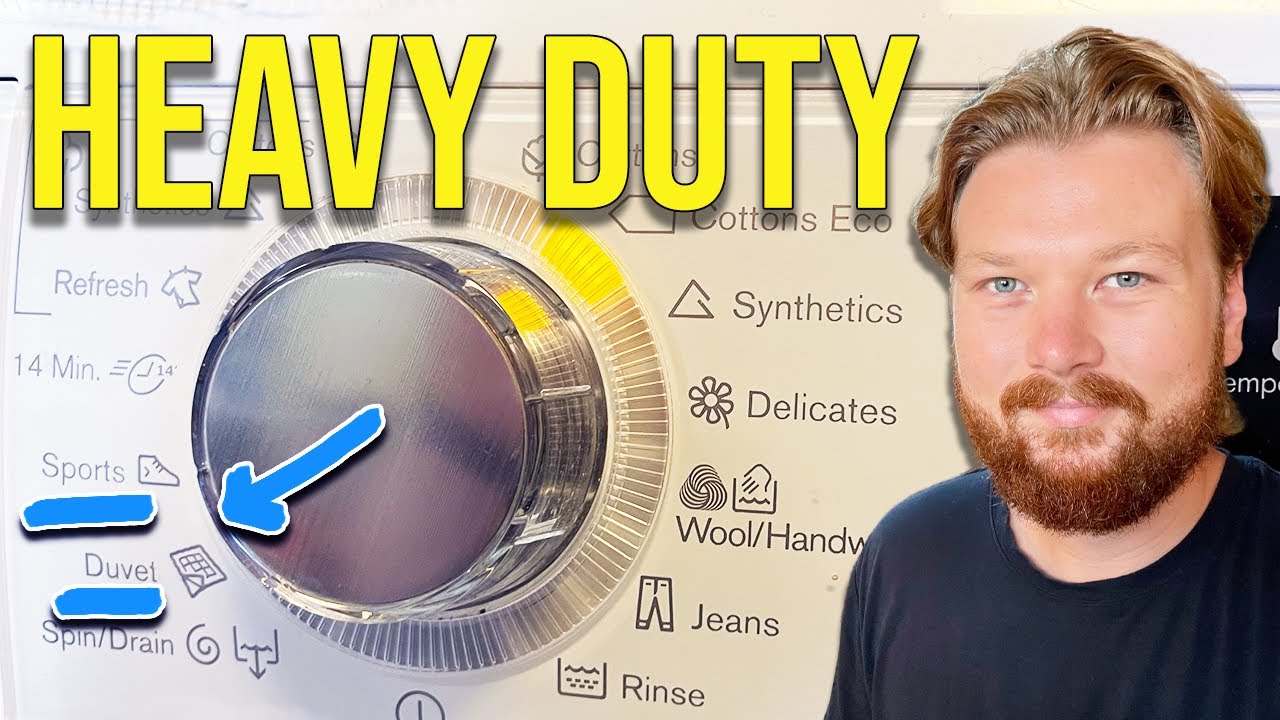 Heavy Duty Cycle On Washing Machines Explained (The most intense setting of them all!)