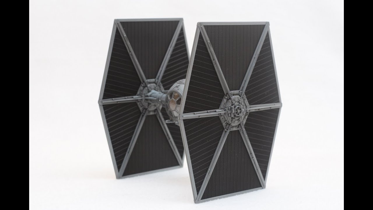 Star Wars Tie Fighter: building, painting and weathering 1/72 Bandai