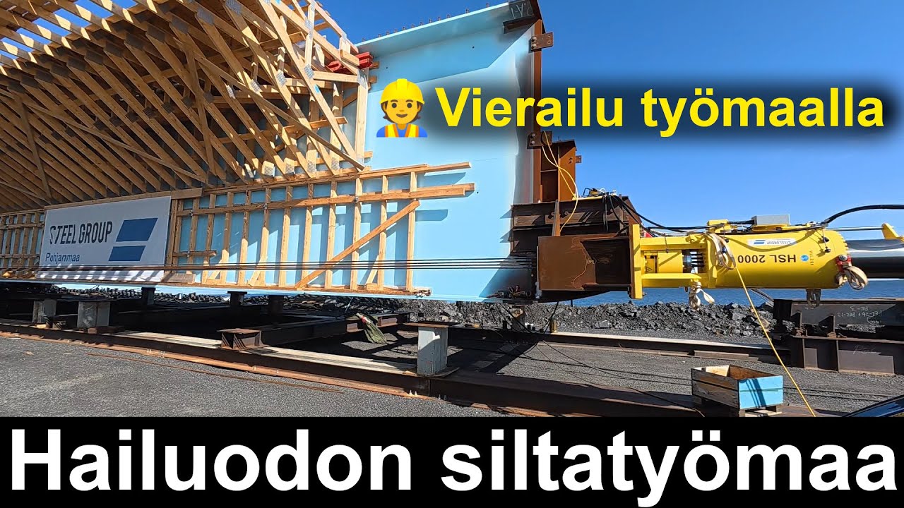 Hailuodon siltatyömaa 8.8.2025