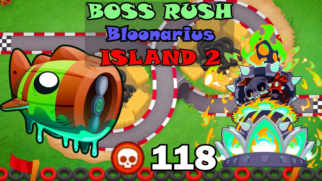 Boss Rush Island 2 | Easy 118 Pops | Bloonarius | KartsNDarts| BTD6 Boss Tutorial