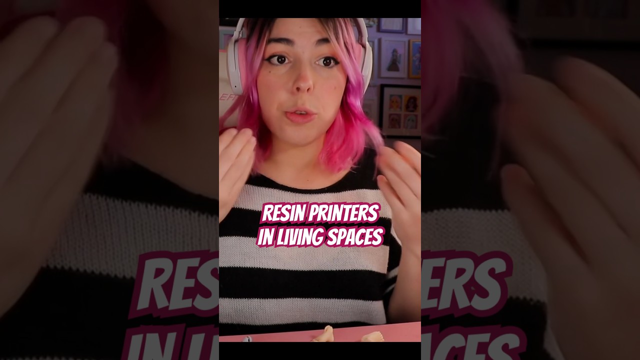Resin printers make fumes! Don’t have them in living spaces 