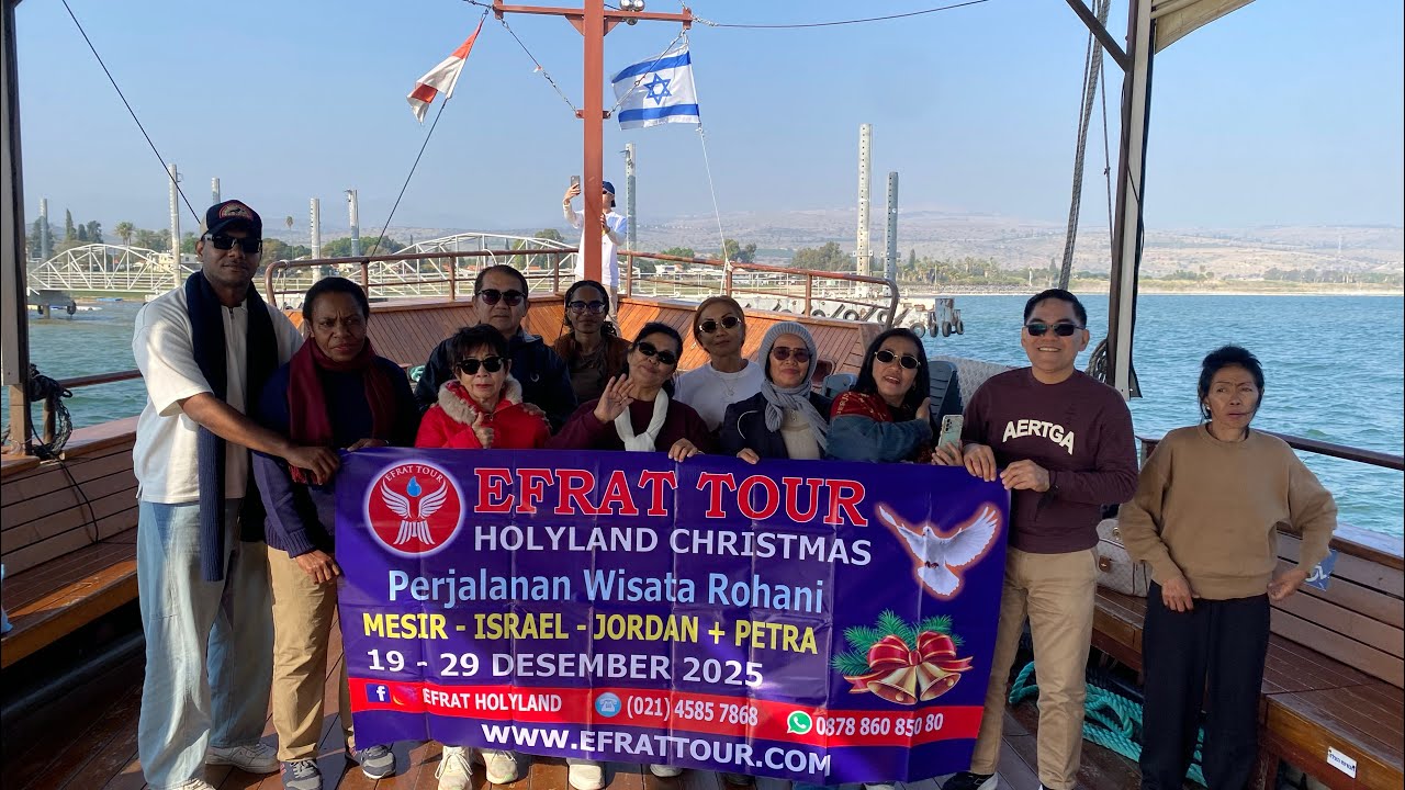 Tour Holyland Wisata Rohani 19-29 Desember 2025 Mesir - Israel - Jordan + Petra bersama EFRAT TOUR