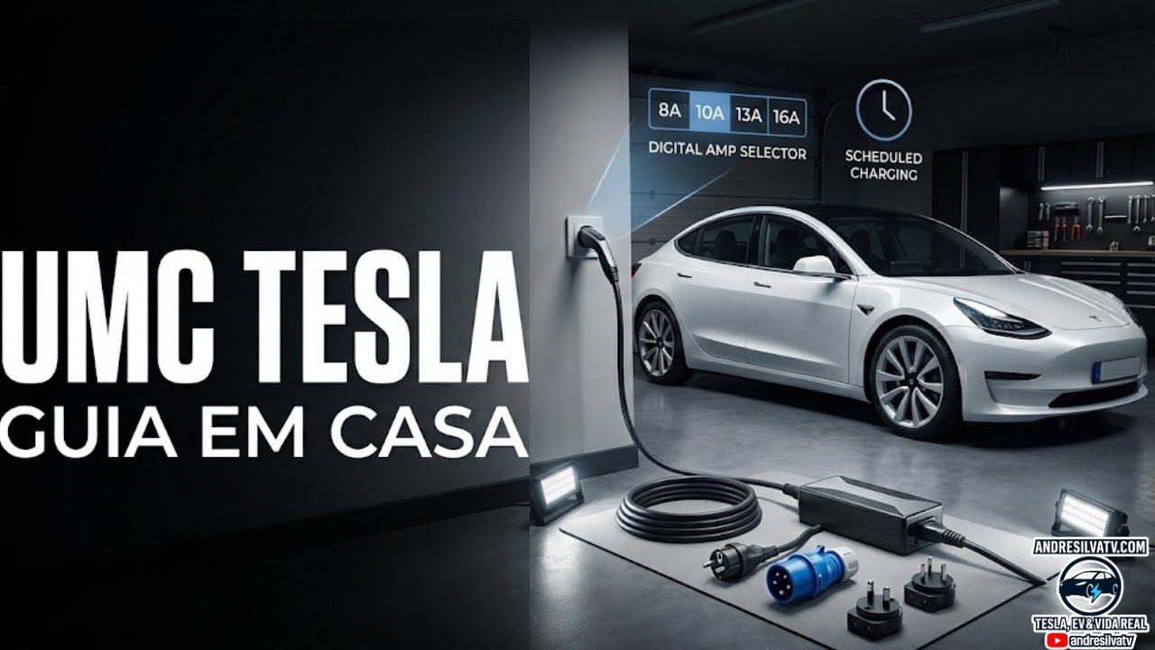 UMC Tesla: O Guia Definitivo para Carregar em Casa (Adaptadores, Potências, Erros)