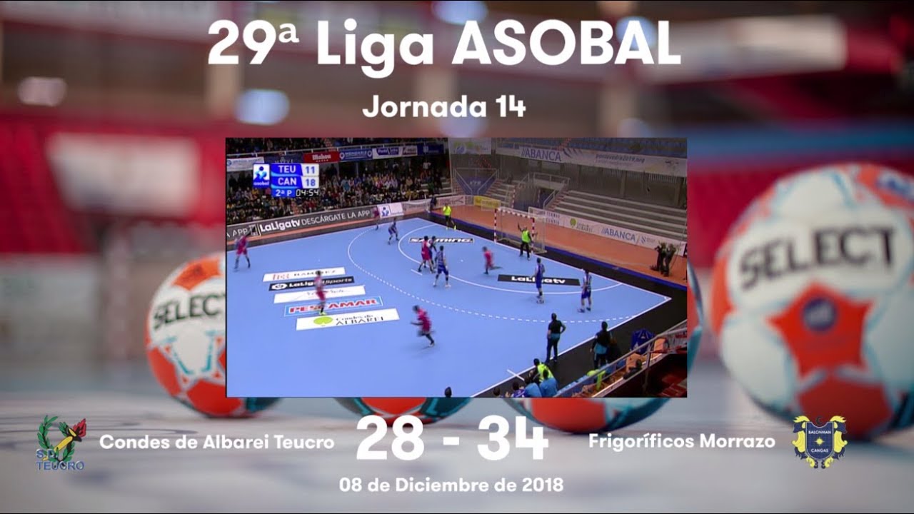 LIGA ASOBAL J14: Condes de Albarei Teucro - Frigoríficos Morrazo 28-34