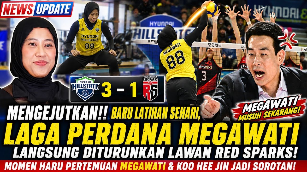 SHOCKING🔥‼️ Just One Day of Training, Megawati Immediately Set to Face Red Sparks and Koo Hee Jin‼️
