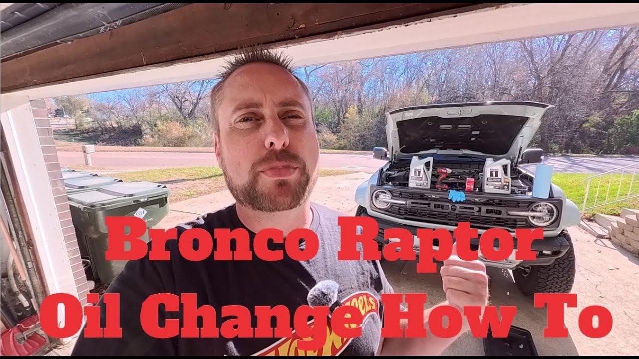 Руководство по замене масла в Bronco Raptor от Ranger