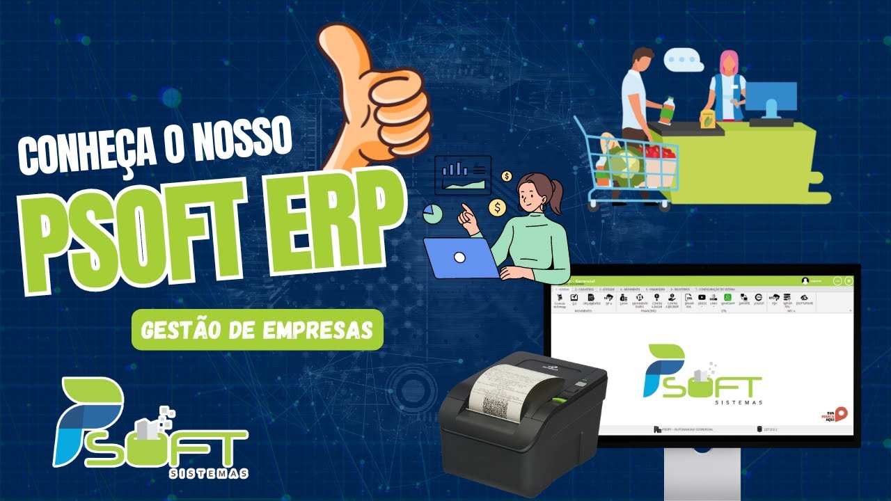PSoft ERP | Gest&atilde;o de Empresas (Sistema Completo)