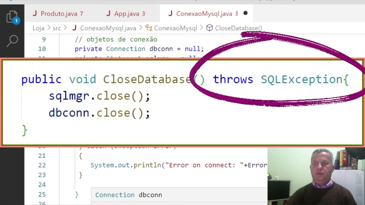 Como conectar JAVA com MYSQL no VSCode: além disso, crio CLASSE e codifico CREATE e INSERT Table