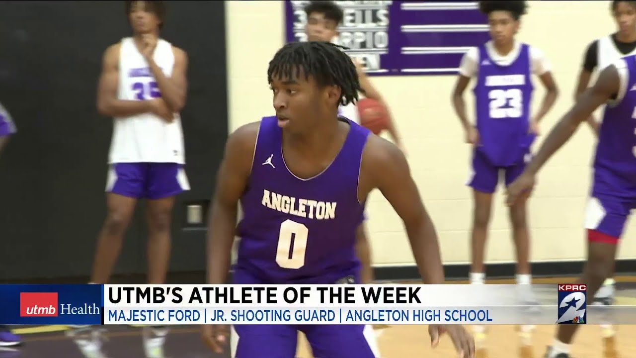 Angleton High School's Majestic Ford is KPRC 2's UTMB Health Athlete of the Week!