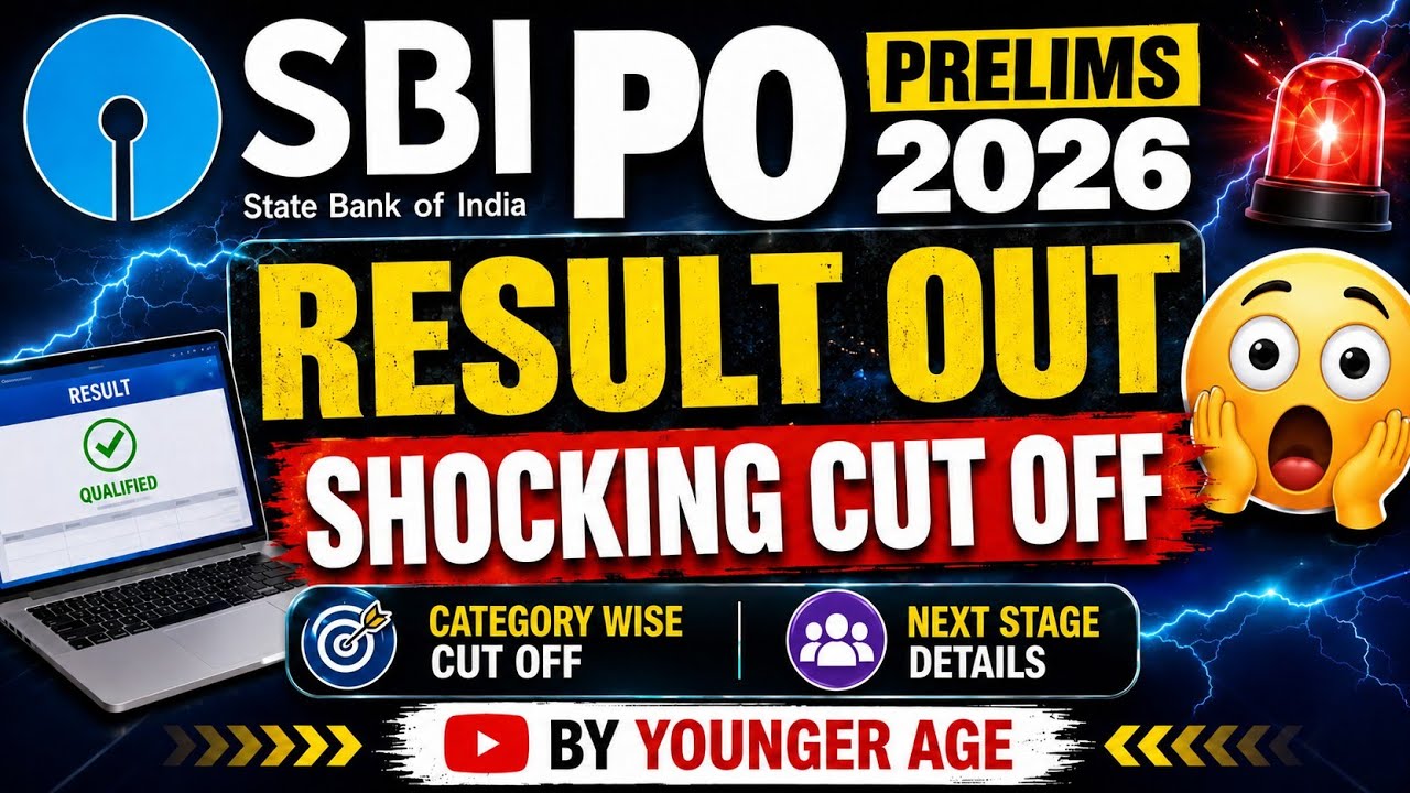 📢 SBI PO PRELIMS 2026 RESULT OUT - SHOCKING 😱🔥