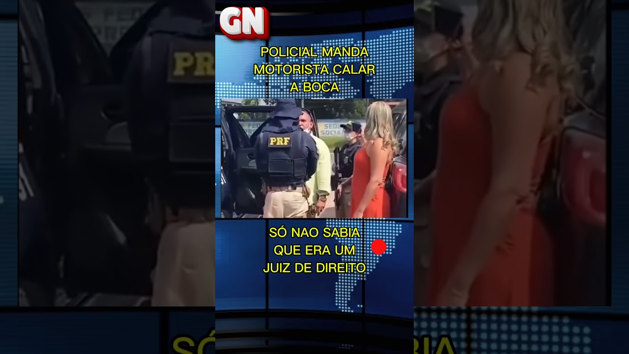Abuso de autoridade? Policial rodovi&aacute;rio manda motorista calar a boca. O mesmo &eacute; Juiz de Direito.
