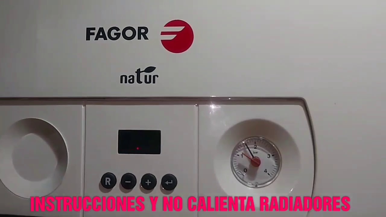 No calienta los radiadores esta caldera Fagor Natur, problema en instalación de radiadores