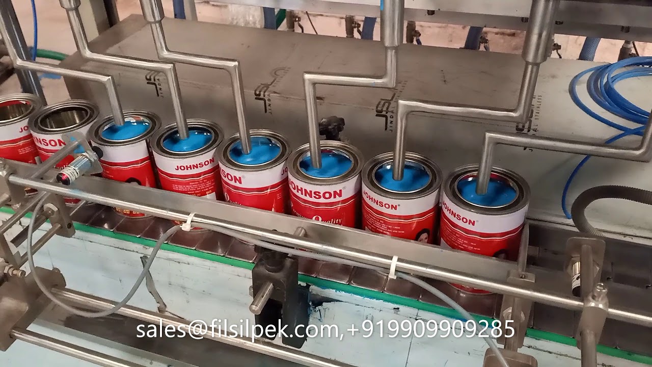Automatic Solvent Base Paint Filling Line, #paintfilling, #solventpaint - Filsilpek - +919054294961