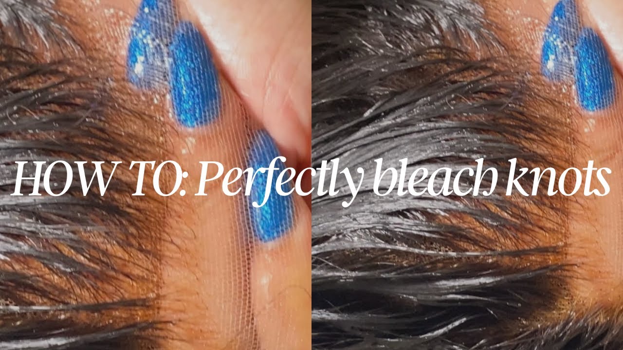 HOW TO: PERFECTLY BLEACH KNOTS ON LACE WIG! | DETAILED TUTORIAL + *BEGINNER FRIENDLY*