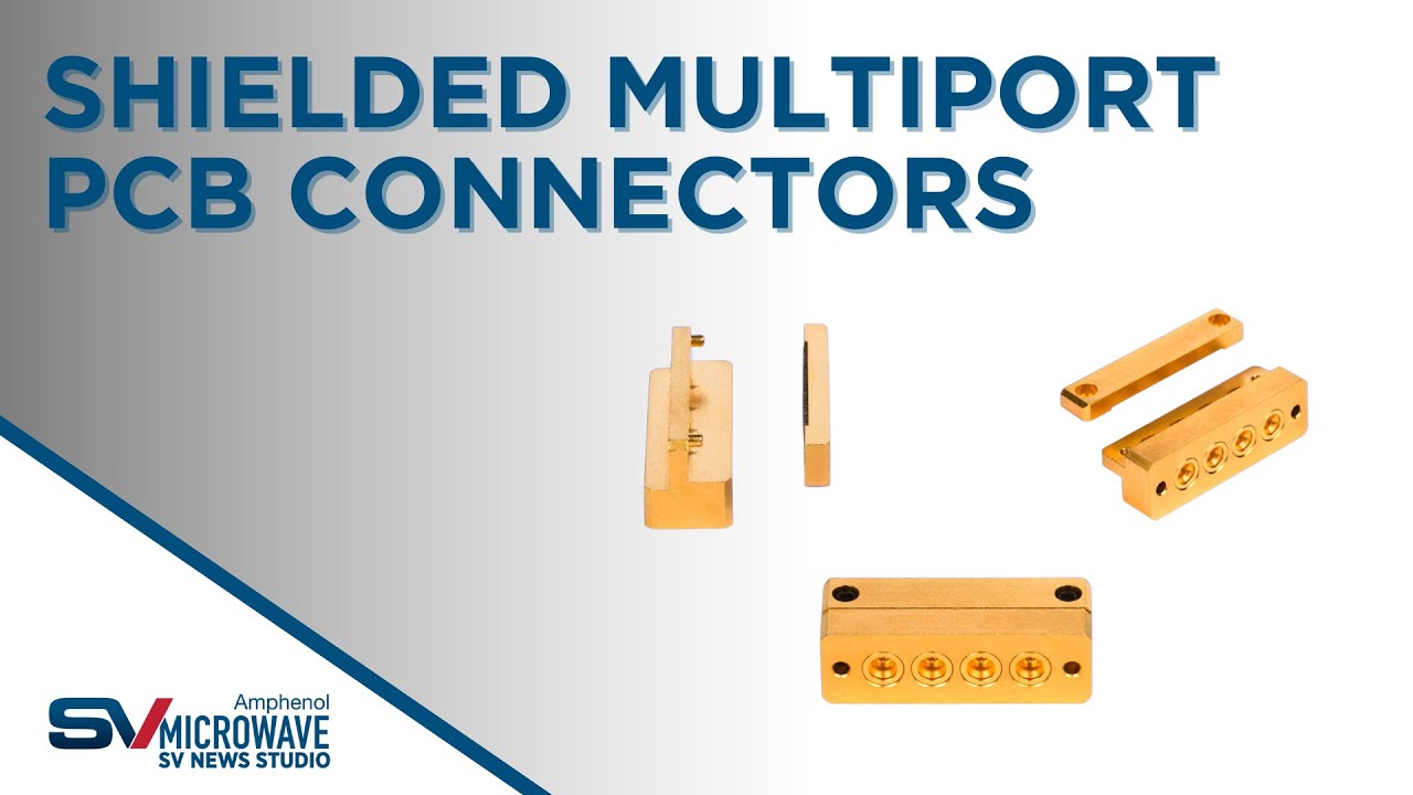 Shielded Multiport PCB Connectors | SV Microwave