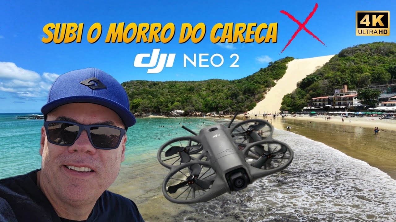 [4K] Drone no Morro do Careca - Natal (RN)