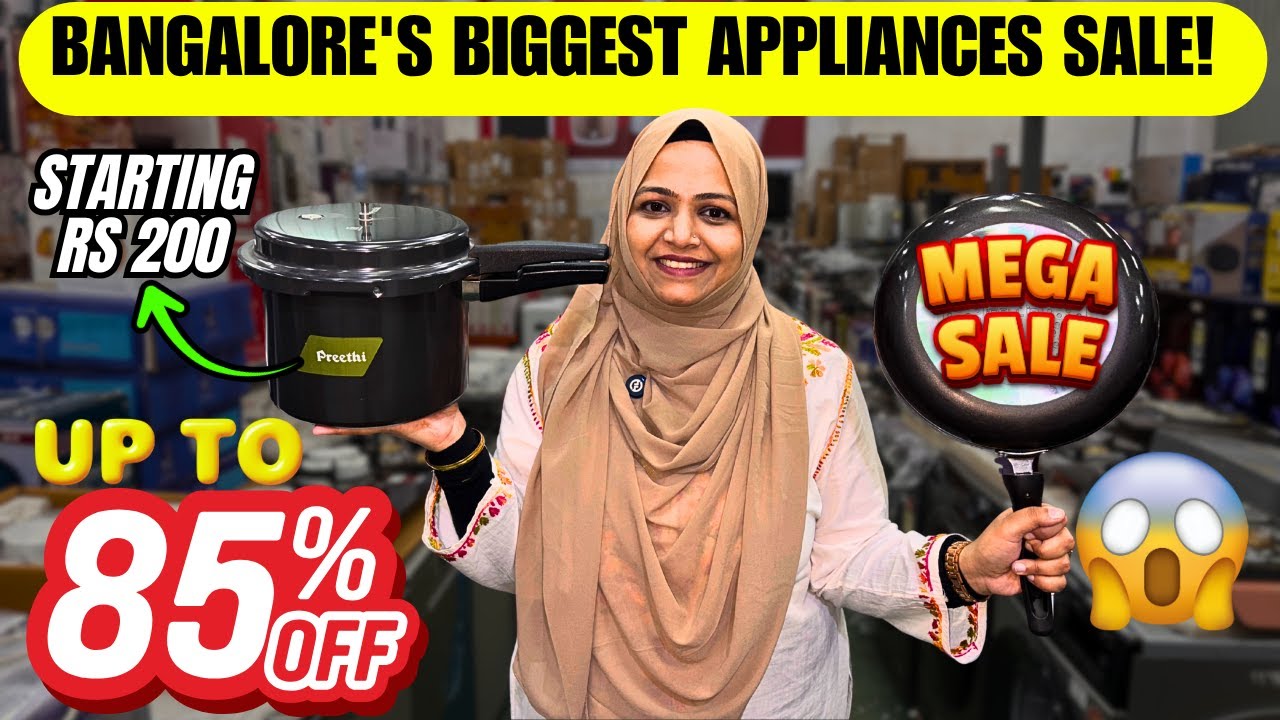 Bangalore’s BIGGEST Home Appliances Shopping Diwali SALE 2025 – UPTO 85% OFF | New Royal Enterprises