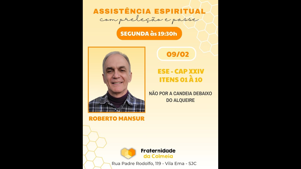 NÃO POR A CANDEIA DEBAIXO DO ALQUEIRE 09/02/2026
