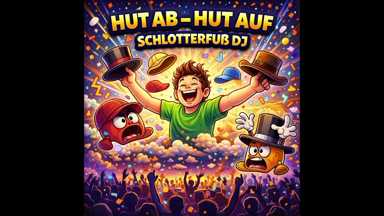 🎩🕺 SCHLOTTERFUß DJ – HUT AB – HUT AUF 🕺🎩