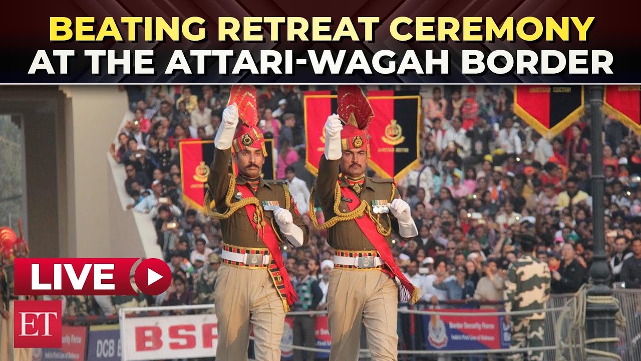 LIVE | Beating retreat ceremony at Attari-Wagah Border | Republic day | India-Pakistan | BSF