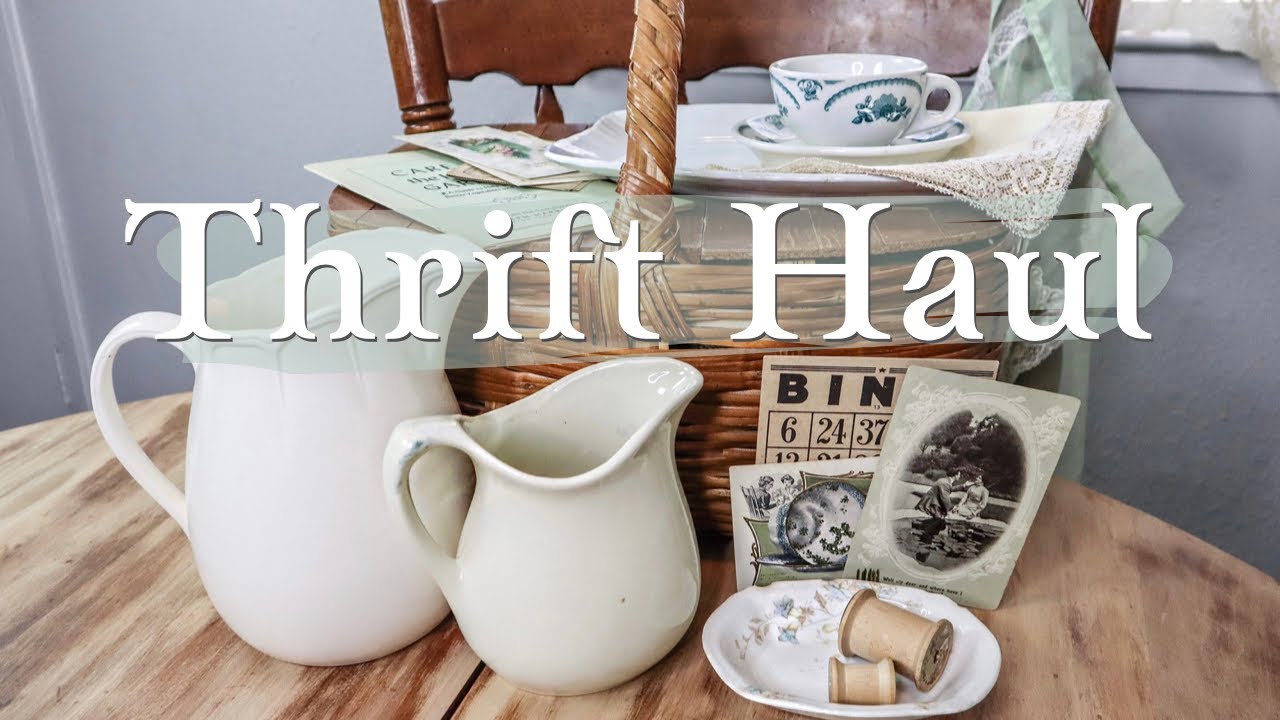 SPRING THRIFT & ANTIQUE HAUL! | Vintage & Antique Farmhouse Decor!
