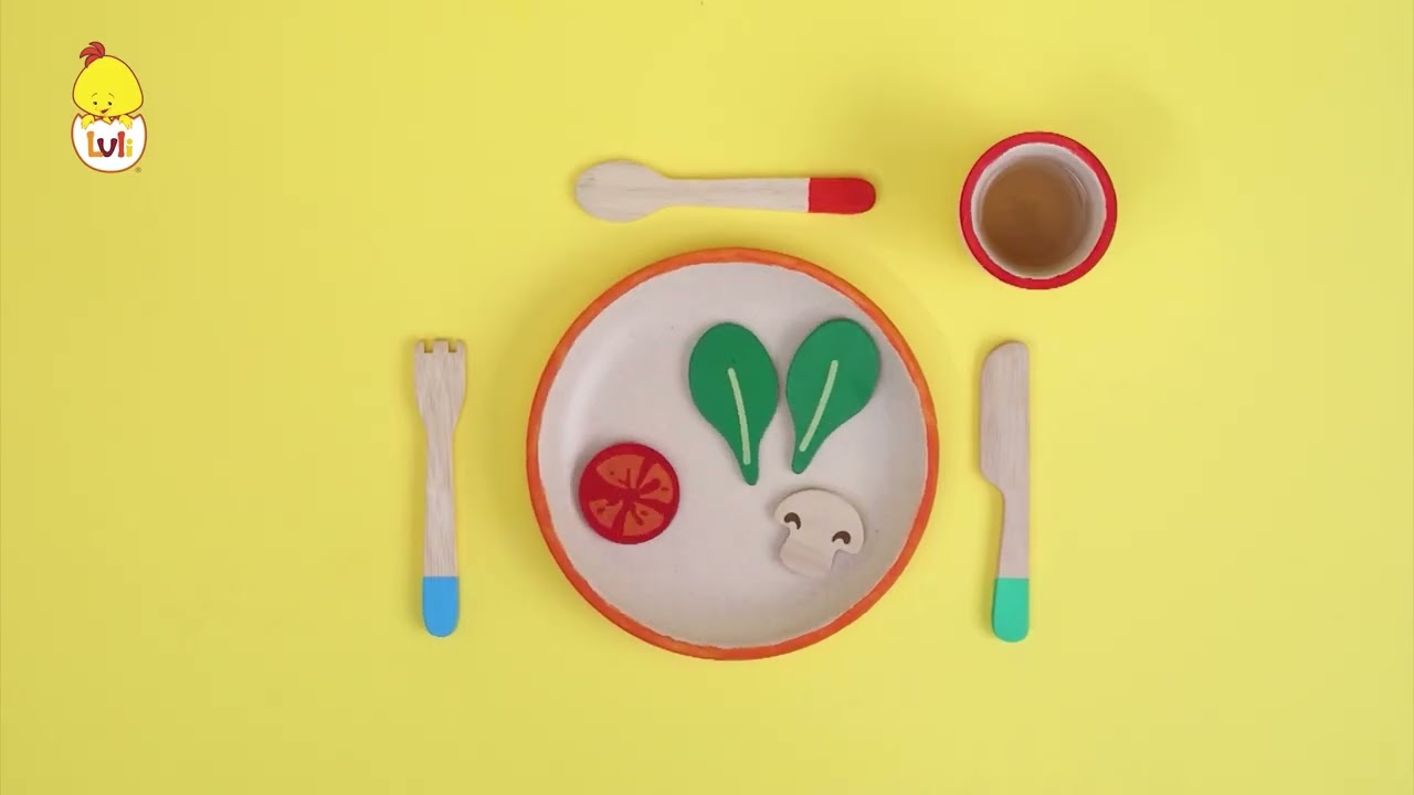 Tableware for Kids 🍽️ | Plates, Cups, Spoons & Forks – Fun Kitchen Vocabulary Video | Luli TV