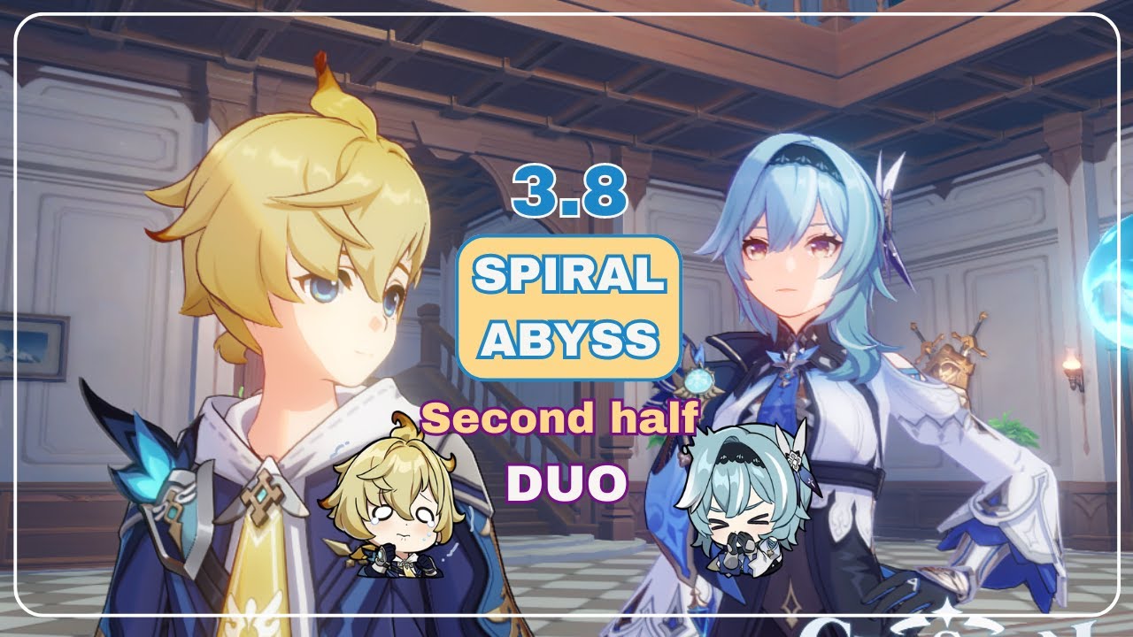 C2 Eula & C6 Mika Duo - Second half | 3.8 Spiral Abyss | Genshin Impact
