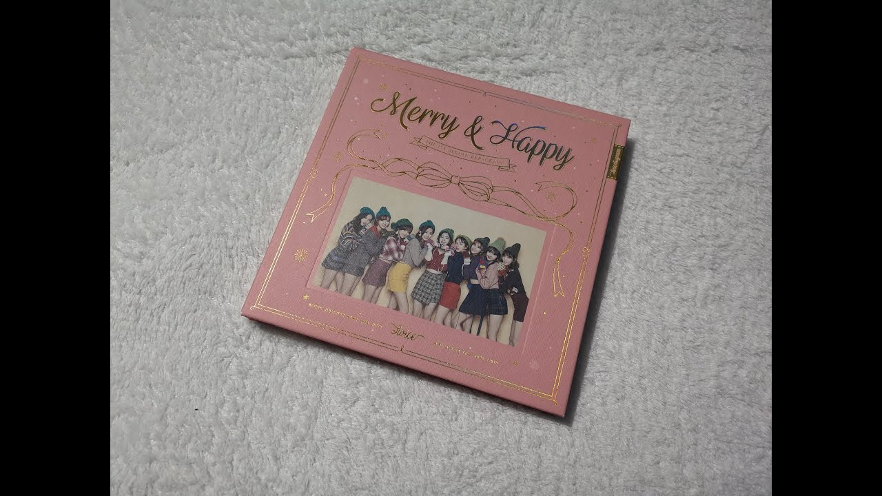 TWICE - MERRY & HAPPY UNBOXING HAPPY VERSION