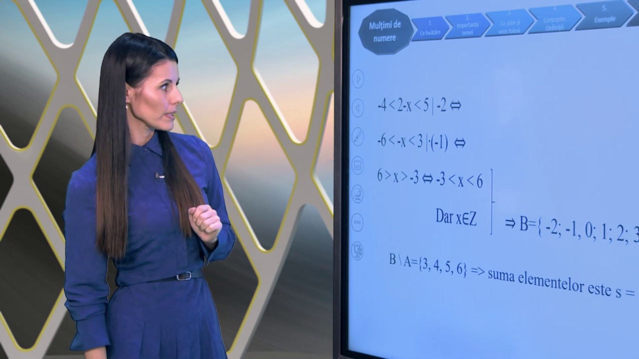 #TeleŞcoala: Matematică clasa a VIII-a: Mulţimi de numere - recapitulare (@TVR2)