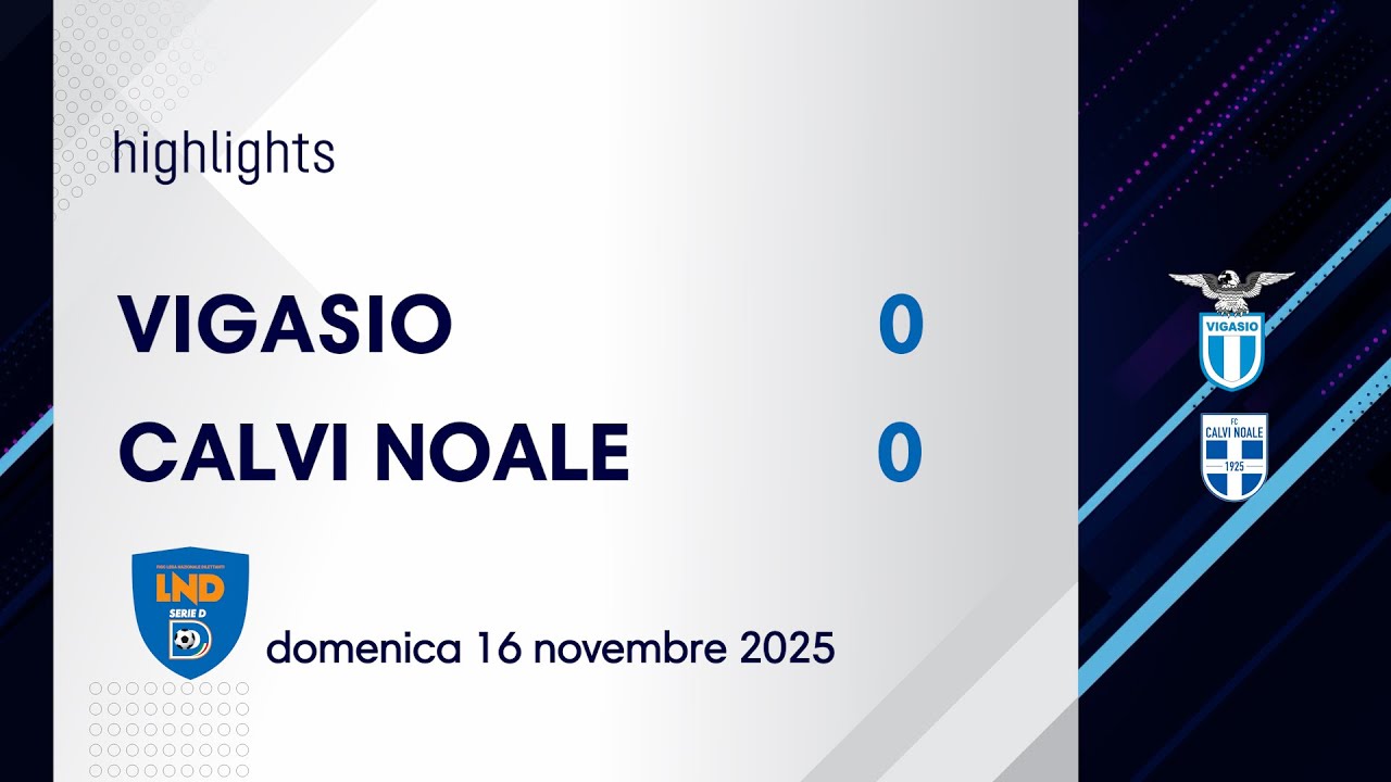 VIGASIO - CALVI NOALE 0-0 Highlights