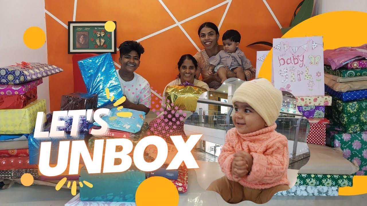 വീട് നിറയെ ഒന്നാം പിറന്നാൾ സമ്മാനങ്ങൾ | Unboxing Zabiya's birthday presents🎁 #subscribe #ziyapetals