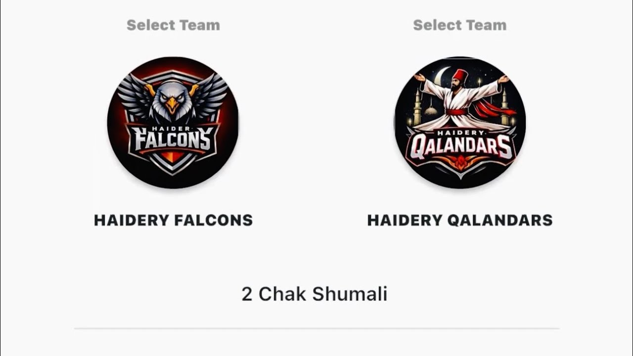 Haidery Flacons vs Qalanders 