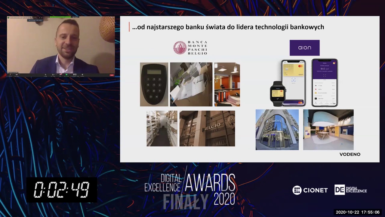 Finały Digital Excellence Awards 2020: VODENO & AION