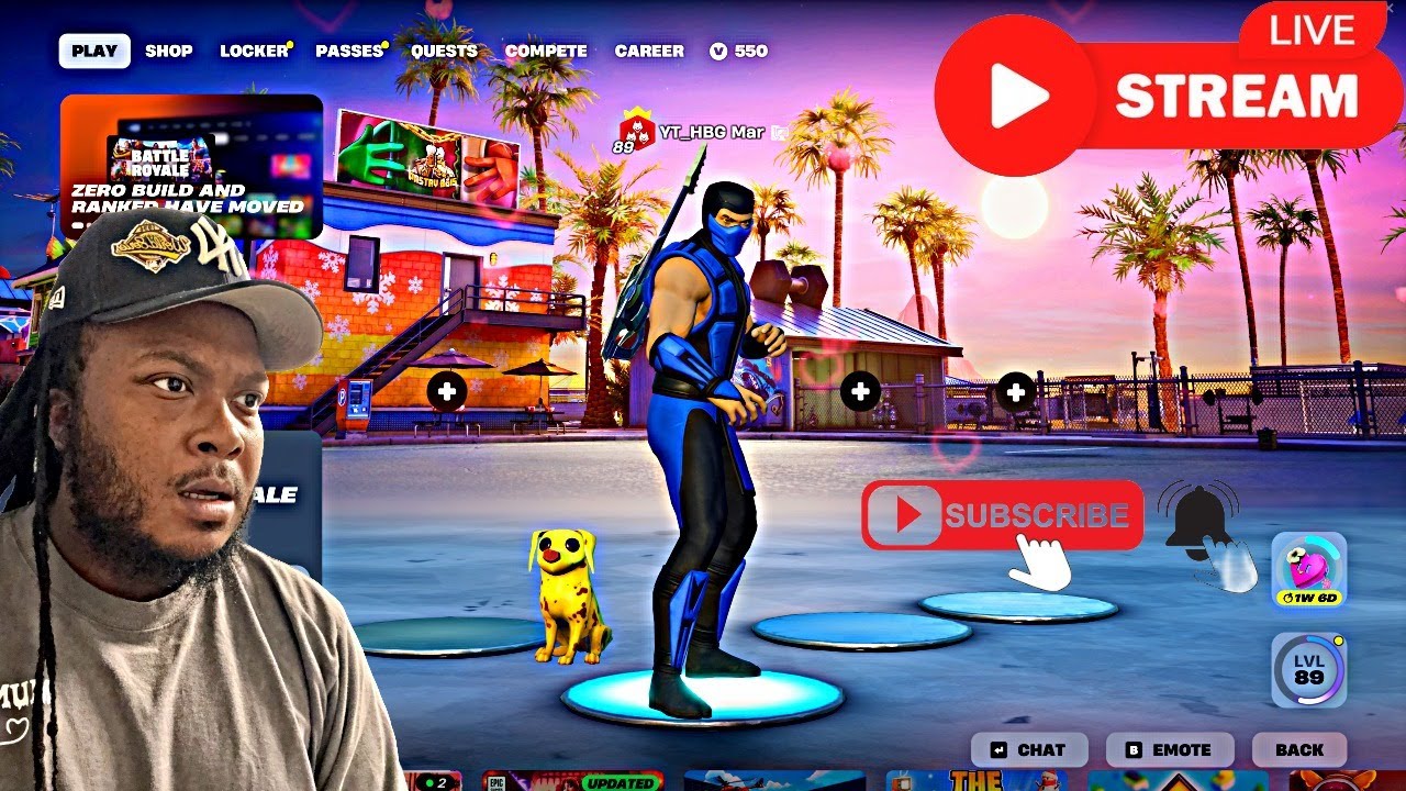 VICTORY - FORTNITE ZERO BUILD GAMEPLAY - SUBZERO SKIN