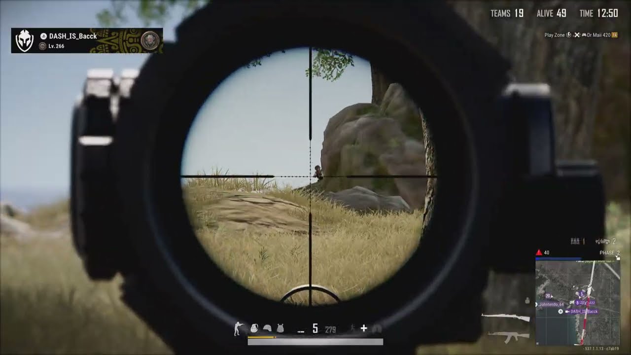 PUBG: Suspicious shot not sure if this player is using some type of assist
