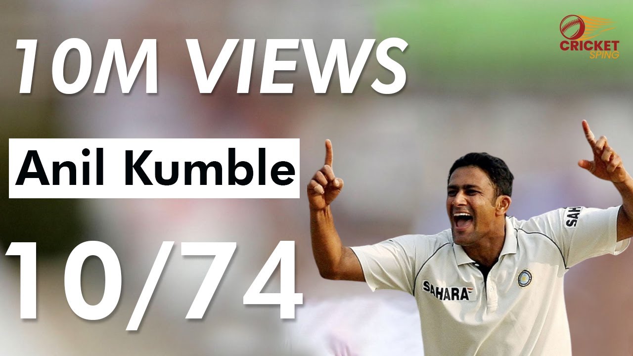 Anil Kumble Historical 10 wickets Haul 10/74 Against Pakistan 🔥  | Ind vs Pak 2nd Test 1999 at Delhi