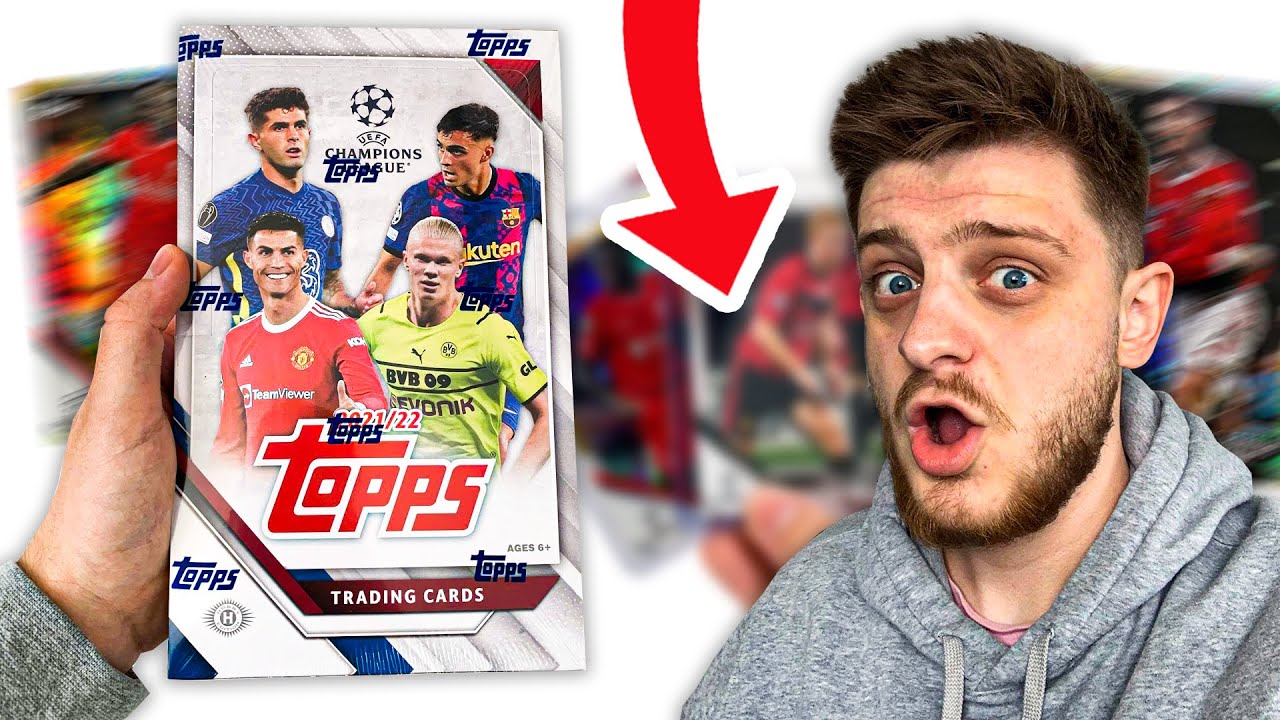 *РЕДКАЯ* ВАРИАЦИЯ ИЗОБРАЖЕНИЯ!!! | НОВЫЙ Topps Champions League Flagship Hobby Box Break 2021/22!...