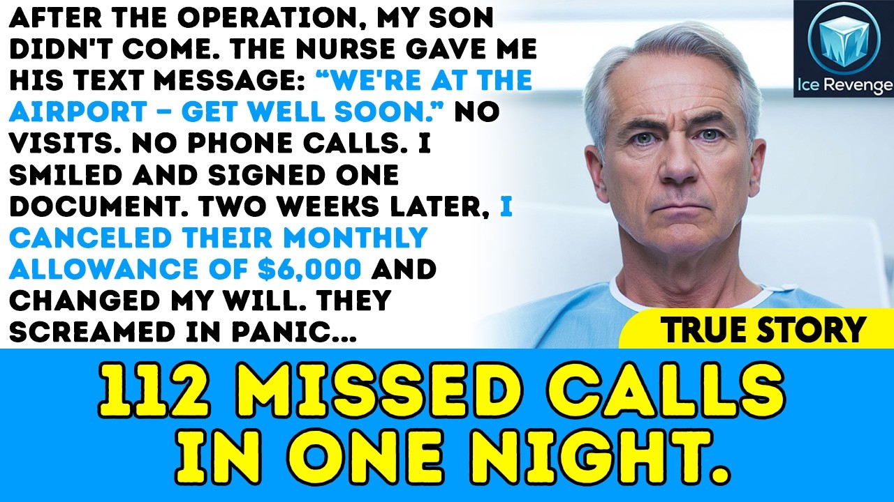My Son Left Me Alone In The Hospital — Two Weeks Later, I Canceled All Payments