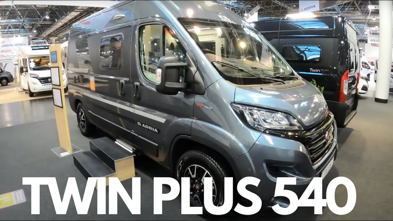 Adria Twin Plus 540 SP - Querbett unter 5,40m  - Caravan Salon Düsseldorf 2020