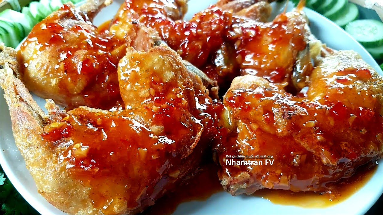 ĐÙI GÀ CHIÊN MUỐI SỐT MẬT ONG da giòn rụm thịt thơm ngọt mềm ẩm đậm đà cực hấp dẫn |Nhamtran FV